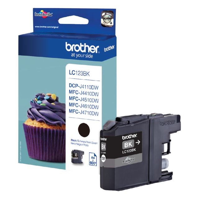 Bruder - Inkcartridge Bruder LC -123BK Schwarz