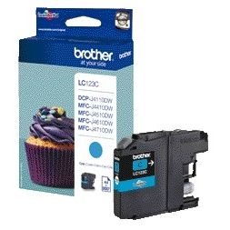 Brother -  LC123C inktcartridge 1 stuk(s) Origineel Cyaan
