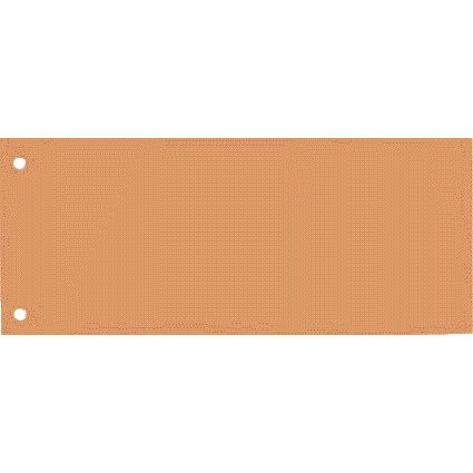 Oxford - Trennstreifen schmal 240x105mm 190gr orange 100 Stück