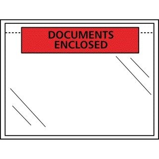 Quantore - Enveloppe de liste de colisage autocollante imprimée 165x122mm 1000 pièces