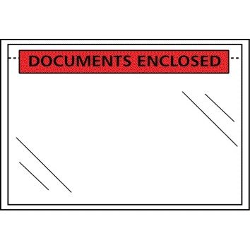 Quantore - Enveloppe de liste de colisage autocollante imprimée 225x165mm 1000 pièces