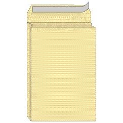 Quantore - Sachet d'échantillons d'enveloppe 230x350x38mm crème autocollante 125 pièces