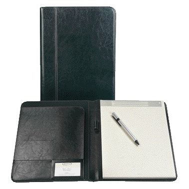 Brepols -  Schrijfmap  palermo a5 + schrijfblok zwart