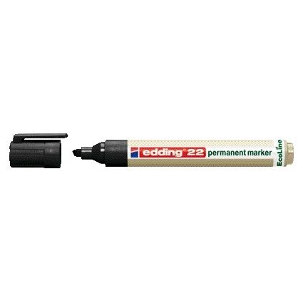 Edding - Feutre 22 EcoLine diagonal noir 1-5mm