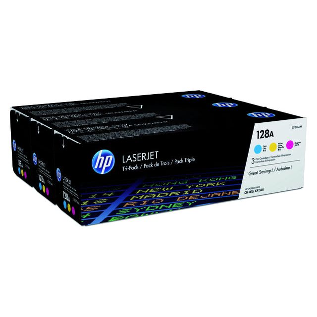 HP - Toner 128a, 1 300 Seiten, OEM CF371AM, 3 Farben