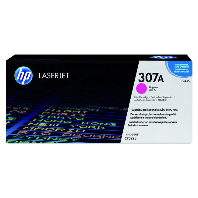 HP - toner 307A, 7 300 pages, OEM CE743A, magenta