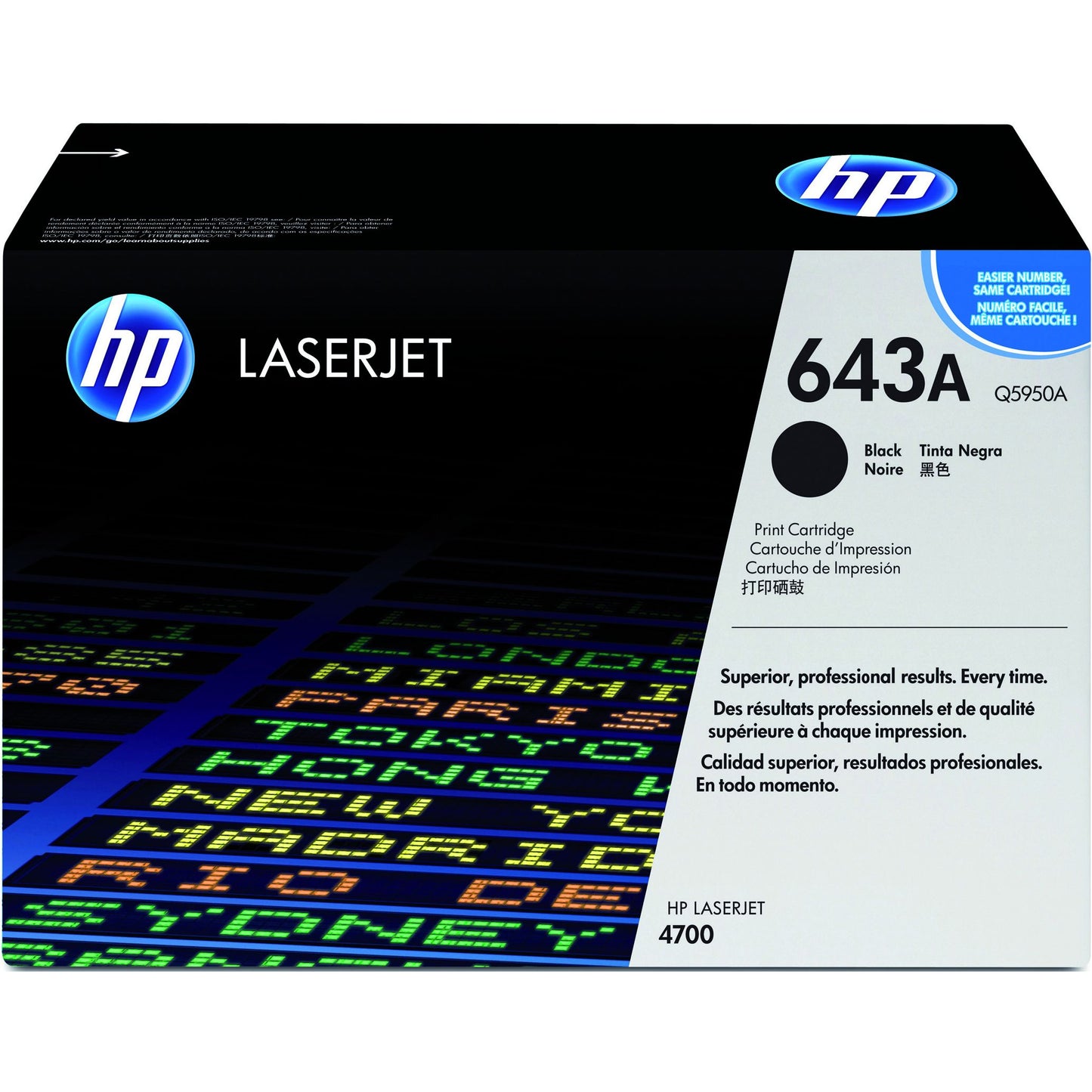 HP - Cartouche toner q5950a 643a noir