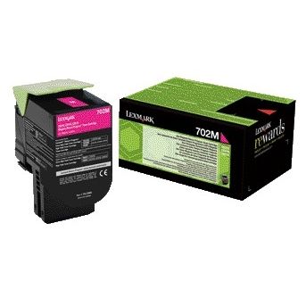 Lexmark - Cartouche toner 70c20m0 prébate rouge