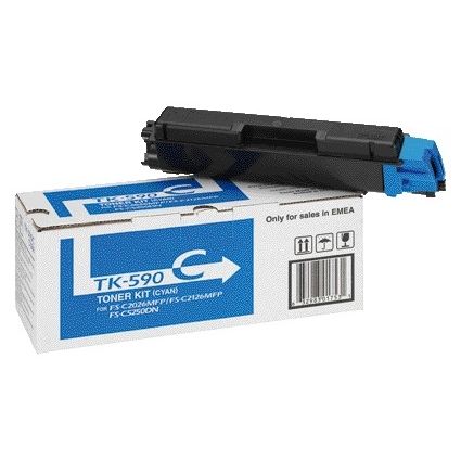 Kyocera -   TK-590C tonercartridge 1 stuk(s) Origineel Cyaan