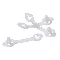 Jiffy – Jota-Verschlüsse, weißer Beutel mit 1000 Stück