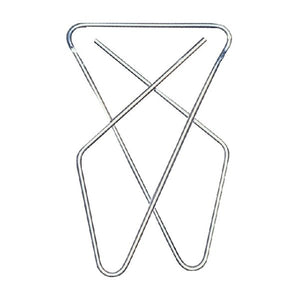 Vlinderclip n°10/40mm, gegalvaniseerd, doos met 50 clips | 20 stuks