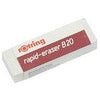 Rotring - Gomme B20 65x23x10mm crayon blanc | 20 pièces