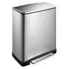 EKO - Poubelle à pédale E-Cube 50 litres inox