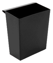 Vepa Bins -  Inzetbak voor vierkante se papierbak zwart