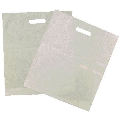 Office -  Draagtas neutraal 450x500mm 50Mu wit 500 stuks