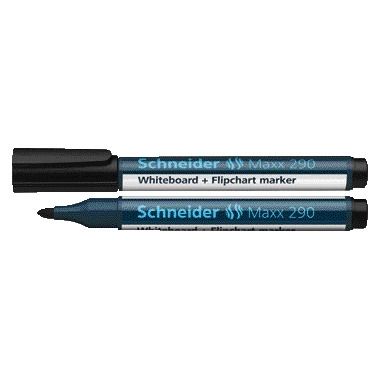 Schneider - Marqueur pour tableau blanc Maxx 290 rond 2-3mm noir