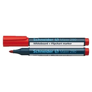 Schneider - Marqueur pour tableau blanc Maxx 290 rond 2-3mm rouge