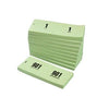 Office -  Nummerblok 42x105mm nummering 1-1000 groen 10 stuks