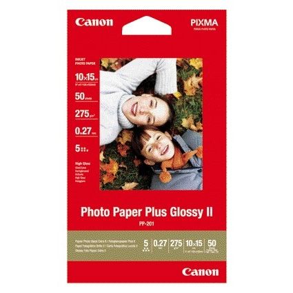 Canon - Papier jet d'encre PP-201 10x15cm 260gr brillant 50 feuilles