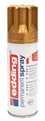 Edding - Bombe de peinture 5200 spray permanent or riche mat | 6 pièces