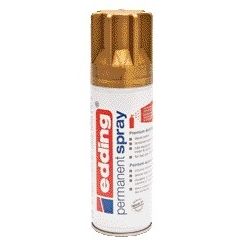 Edding - Bombe de peinture 5200 spray permanent or riche mat | 6 pièces
