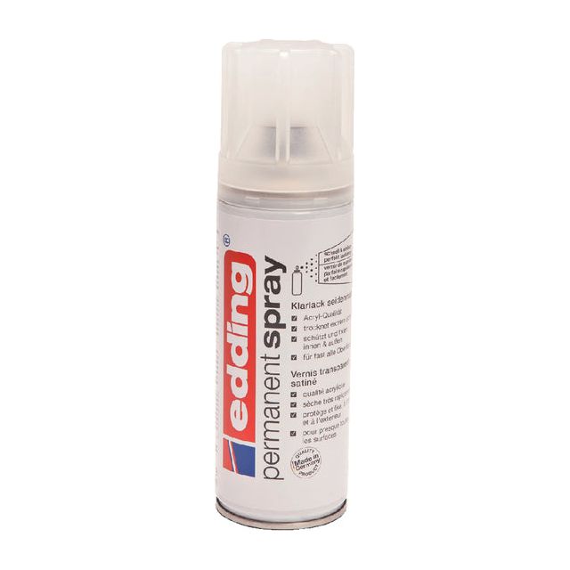 Edding - Spray permanent 5200 peinture transparente, 200 ml, brillant