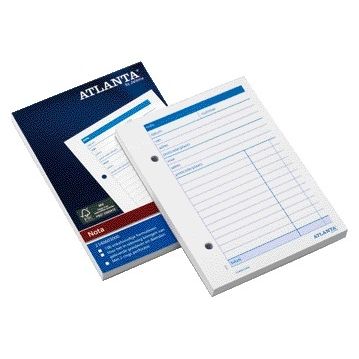 Atlanta - Bloc-notes Djois A6 100 feuilles | 5 pièces