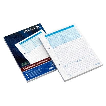 Quantore - Note de téléphone/visite Djois A5 100 feuilles | 5 pièces