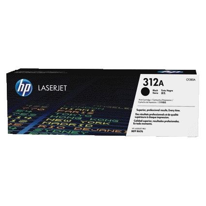 HP - Cartouche toner cf380a 312a noir