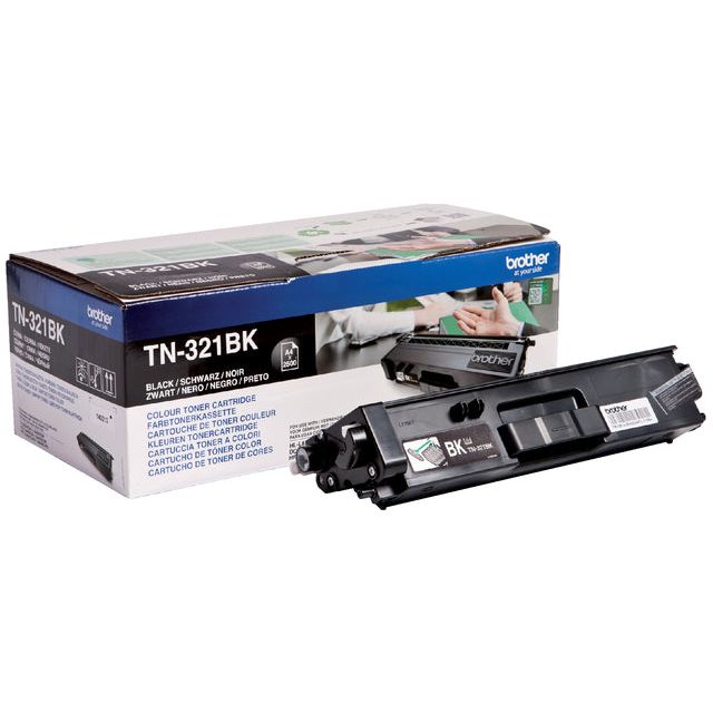 Frère - Toner, 2500 pages, OEM TN -321BK, noir