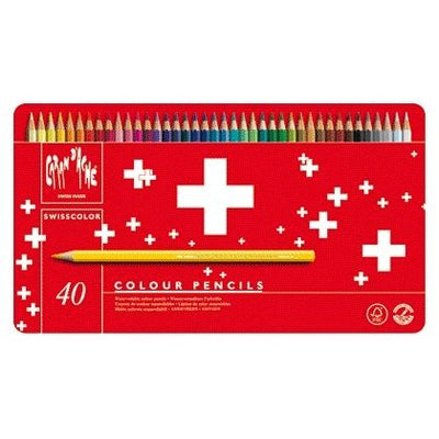 Caran d'ache -  Kleurpotl caran d ache swisscolor aquarel 40st ass