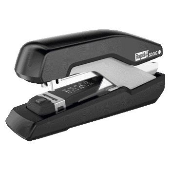 Rapid - Heftgerät SO30c Halbstreifen 30 Blatt 24/6 schwarz/grau