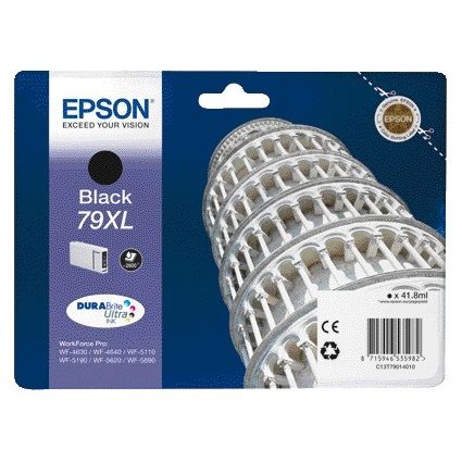 Epson -  Tower of Pisa Singlepack Black 79XL DURABrite Ultra Ink