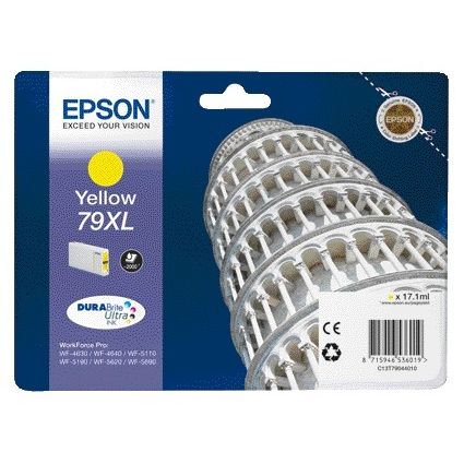Epson -  Tower of Pisa Singlepack Yellow 79XL DURABrite Ultra Ink