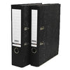 Qbasic - Ordner A4 80mm carton noir nuageux | 20 pièces