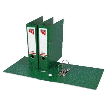 Quantore - Ordner A4 80mm PP grün | 10 Stück