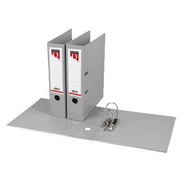 Quantore -  Ordner a4 80mm pp grijs | 10 stuks