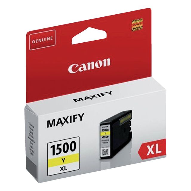 Canon - inktcartridge PGI-1500XL, 935 pagina's, OEM 9195B001, geel