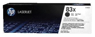 HP - Cartouche toner cf283x 83x noir