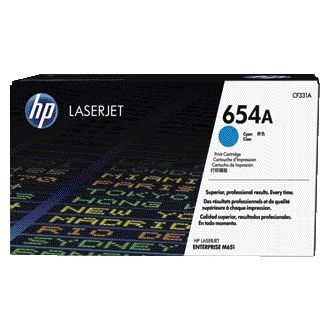 HP -  654A originele cyaan LaserJet tonercartridge