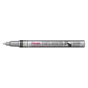Pentel - Feutre msp10 rond 1,5mm argent
