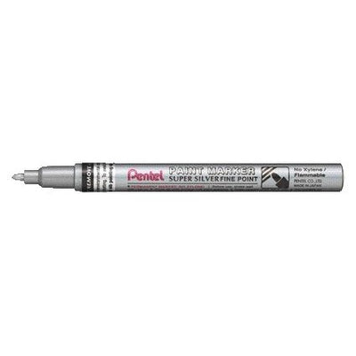 Pentel - Feutre msp10 rond 1,5mm argent