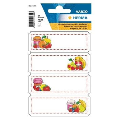 HERMA - Etiquette 3644 assortiment de fruits de cuisine