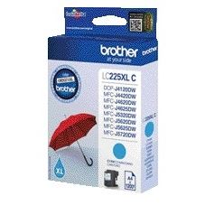 Brother -  LC225XLC inktcartridge 1 stuk(s) Origineel Hoog (XL) rendement Cyaan | 5 stuks