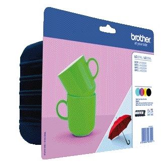 Brother - Cartouche d'encre LC-227XLVALP noire + 3 couleurs | 4 pièces