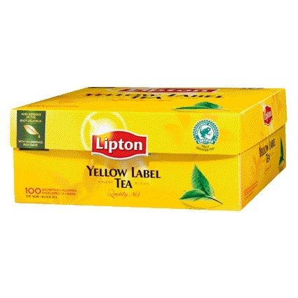 Lipton - Étiquette jaune thé sans enveloppe 100x1.5gr | 12 pièces