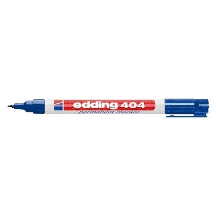 Edding -  Viltstift  404 rond 0.75mm blauw | 10 stuks