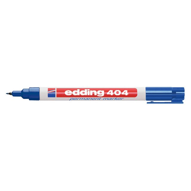 Edding - Felt -tip Edding 404 environ 0,75 mm bleu | 10 pièces