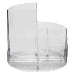 MAUL - Trousse ronde 7 compartiments Ø140x125mm transparent