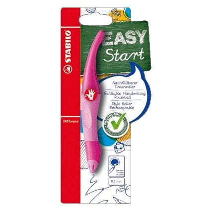 Stabilo -  EASYoriginal, ergonomische rollerball, rechtshandig, roze/licht roze, per stuk